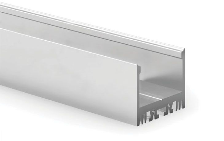 LEDCO PR230 RETRACTED RECESSED RECESSED PROFILE 32mm 2MT. ANODIZED