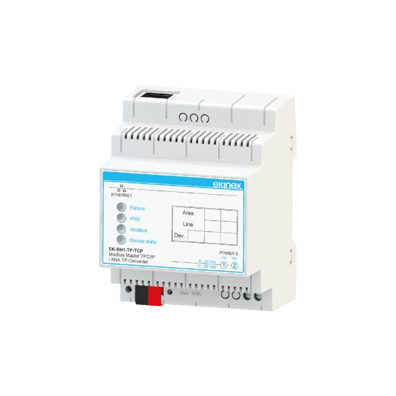 EKINEX EK-BH1-TP-485 Gateway Modbus RS485 master RTU - KNX TP - compatibile KNX