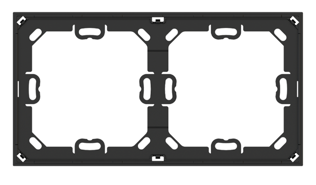 EKINEX EK-A71 Adapter for double plate for Form or Flank frame