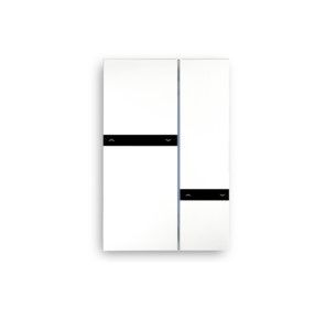 BASALTE 0274-02-04 Fibonacci Quad KNX, bianco