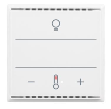 ELSNER 70951 70951 Cala KNX MultiTouch T CH Button with function icons, white