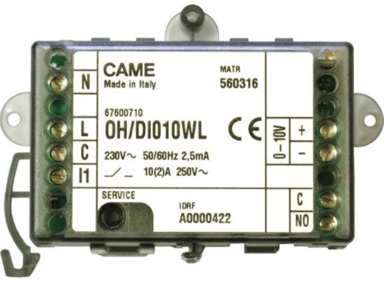 CAME 67600710 OH/DI010WL WIRELESS MODULE 0-10V