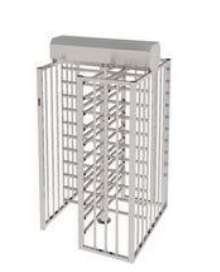 NICE TURNSTILES CAGET4 Structure in brushed AISI 304 stainless steel