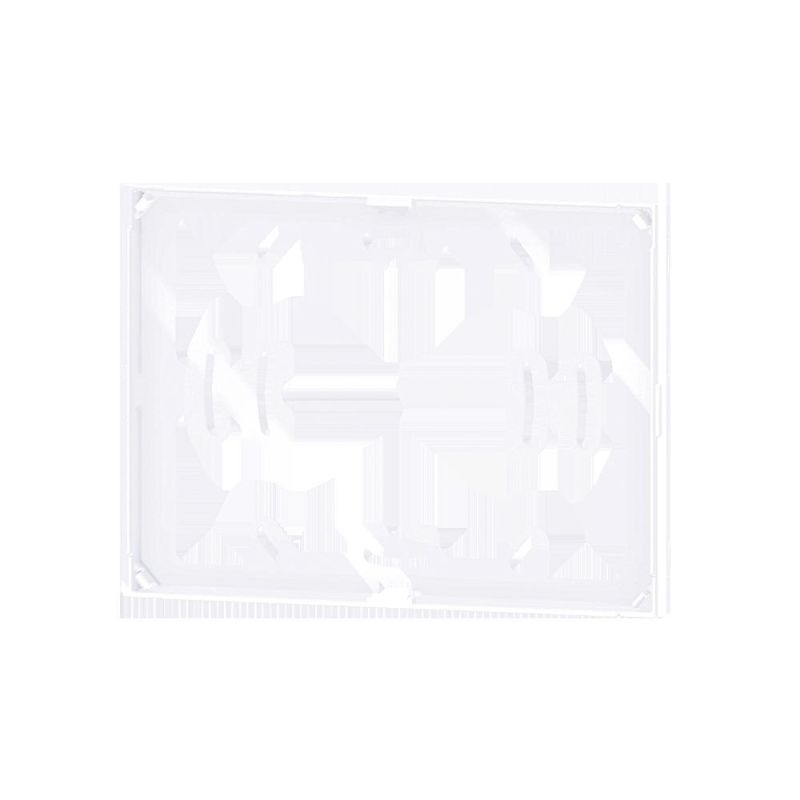 EKINEX EK-TAR-1-NFW Pack of 1 pc white adapter frame for 'NF rectangular plate