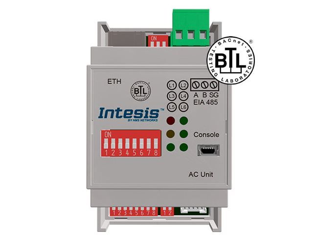 INTESIS INBACPAN001I000 Panasonic Etherea AC unit to BACnet IP/MSTP interface - 1 unit