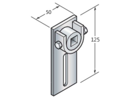 CAME 001YM0002 ADJUSTABLE SUPPORT WITH Q16 BUSHING