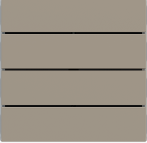 EKINEX EK-TRO-FCO Kit of 4 horizontal rectangular FF (Form/Flank/NF) keys