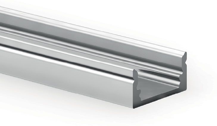 LEDCO PR110 PROFILE SURFACE 12 MM 2 M. ANODIZED