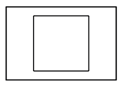 EKINEX EK-PRS-GAA Rectangular white plate 71 (Form/Flank/NF).