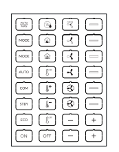 EELECTRON 9025ISC-1 9025 PULSANTE CAPACITIVO KNX, BIANCO  SET ICONE - C - 32 ICONE