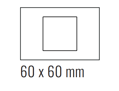 EKINEX EK-DRS-FCO Placca Deep (FF e 71 e 20Venti ) rettangolare  - FENIX NTM castoro ottawa