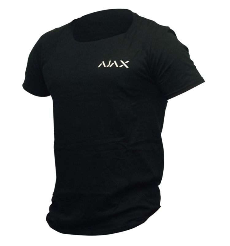 AJ-TSHIRT-L Ajax - T-shirt - Size L - Black color