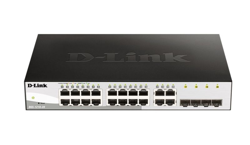 D-LINK DGS-1210-20 SMART SWITCH 16-PORT 10/100/1000