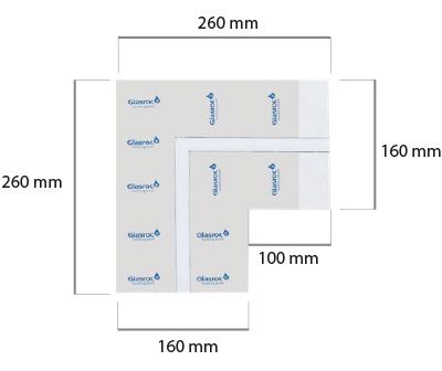 LEDCO COG110 RECESSED CORNER DRYWALL C/PR110