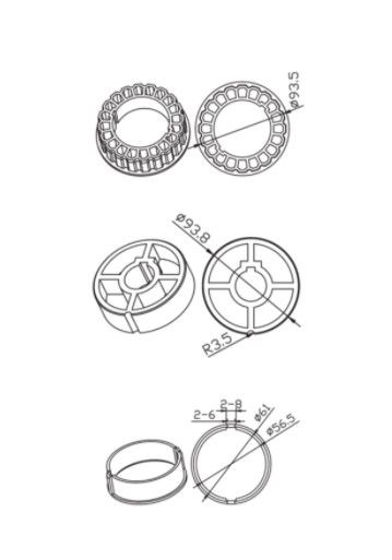 CAME 001YK6109 ROUND 98x1.5mm