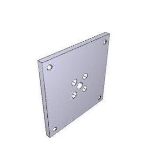 CAME-RICAMBI 119RIG421 GEARMOTOR MOUNTING PLATE - G3000