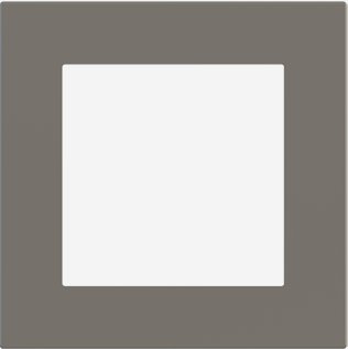 EKINEX EK-DQG-FGL Deep plate (FF and 71 and 20Venti) square - FENIX NTM London gray