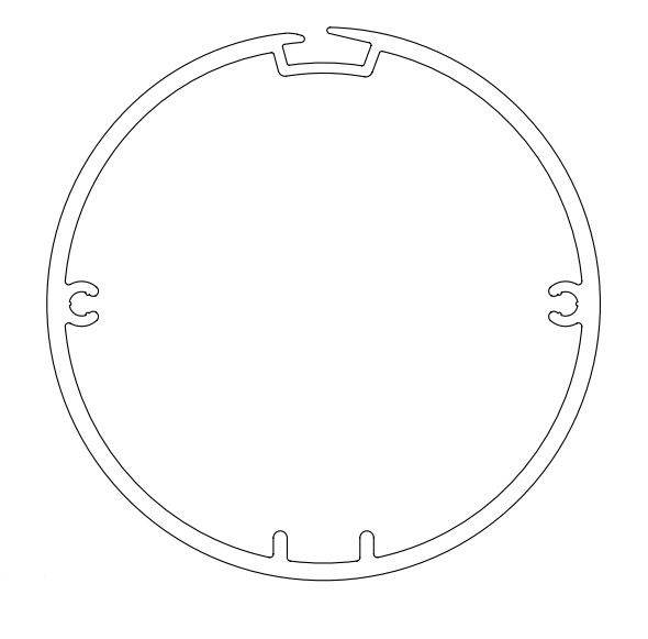 NICE 813.00.00 Ogiva 80x2,5 Coulisse ruota + corona