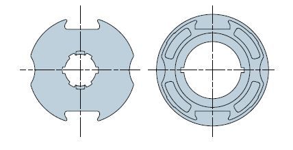 NICE 996.40.00 Round 89x1.1 (Deprat) wheel + crown 