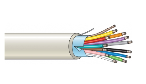 ARITECH INTRUSION WS4112FN CEI-UNEL 36762 C-4 flame retardant shielded cable - 12x 0.22