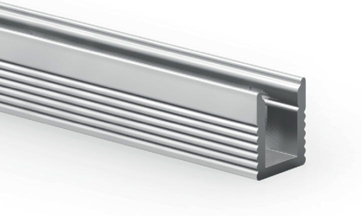 LEDCO PR105 SURFACE PROFILE 5 MM 2 M. ANODIZED