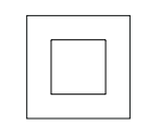 EKINEX EK-SQG-FNI Placca Surface (71 e 20Venti ) quadrata colore nero ingo