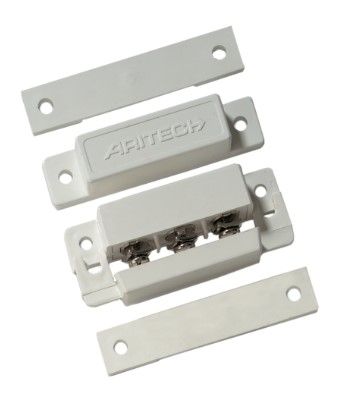 ARITECH ANTINTRUSIONE DC123 Contatto magnetico a giorno a vite. GAP 15 mm. Contatto a scambio