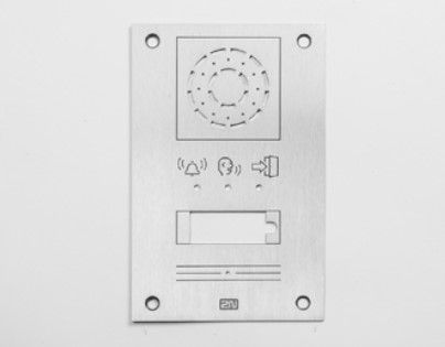 2N IP Uni Front panel one button and pictograms