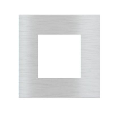 EKINEX EK-DQP-GAG Square window plate 45X45 in plastic (silver color)