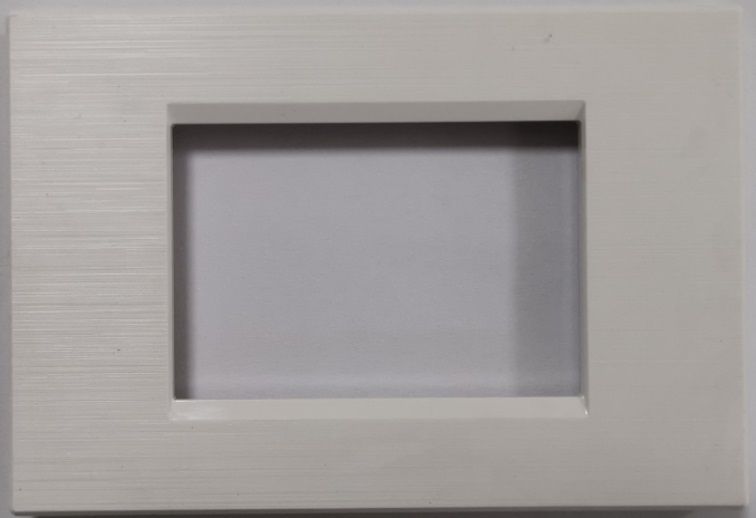 MAPAM 8003SL-1 8003SL-1 Art 3P Brushed Technopolymer White Plate