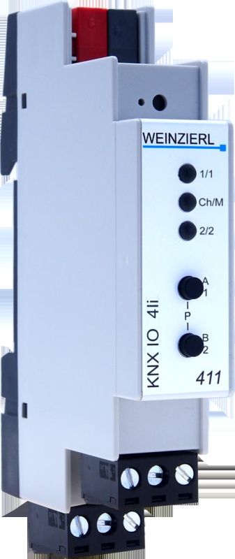 WEINZIERL 5231 KNX IO 411 Ingresso binario compatto a 4 canali per il controllo di luci, tapparelle