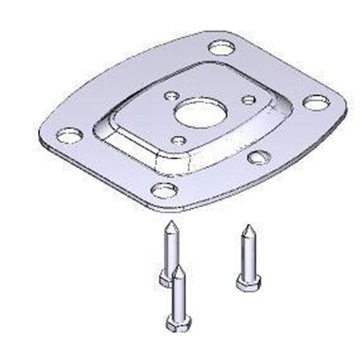 CAME-RICAMBI 119RIR147 BASE COLUMN 52x38mm