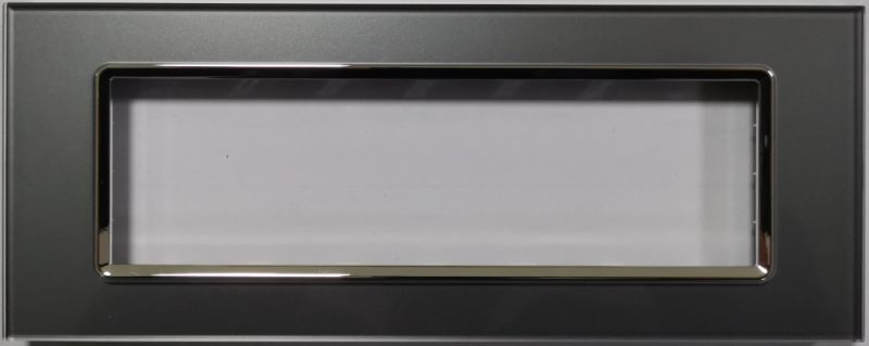 MAPAM 8007BL-3 Art 8007BL-3 7P Silver Glass Plate