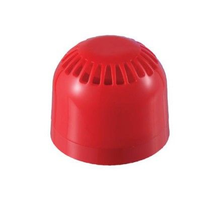 INIM FIRE ES0010RE Loop-powered self-directed siren - Red thermoplastic container