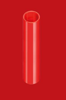 THERMOSTICK AA-P25R ABS tube diameter. 25 mm. red color.