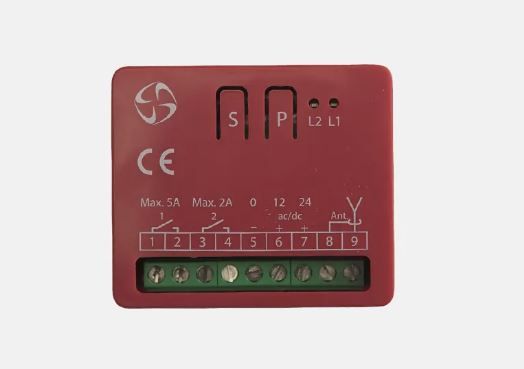 DOMOTIME MOON.RXMF Two-channel fixed and rolling code receiver