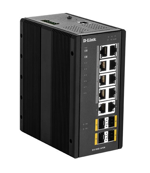 D-LINK DIS-300G-14PSW 14 PORT L2 MANAGED SWITCH