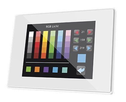 ZENNIO ZVI-Z41LIT-WP Touch Z41 Lite, PVC cornice bianco