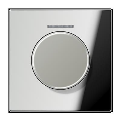 JUNG GCR1940KO5 Cover with light outlet for KNX rotary button - polished chrome