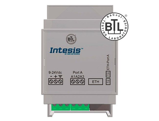 INTESIS INSTCMBG0320000 BACnet IP and MS/TP client or Modbus TCP and RTU master on ST Cloud - 32 devices