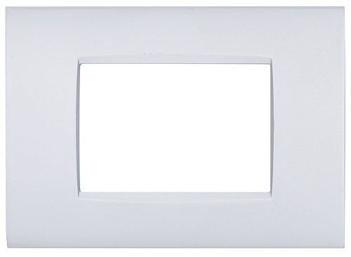 MAPAM CBM7004-1 Placca Metallo Vip CBM7004-1 4P Bianco