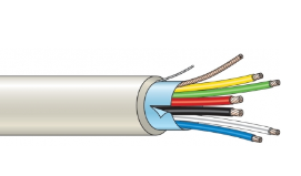 ARITECH ANTINTRUSIONE WC4106F5N Cavo schermato antifiamma CEI-UNEL 36762 C-4 - 2x0