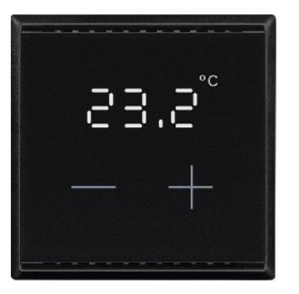 ELSNER 70983 Cala KNX T 101 CH- nero RAL 9005 Termoregolatore Ambiente