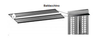 NICE TURNSTILES CANLGRAL Canopy for CAGE TWIN or BIKELONE - Powder coated