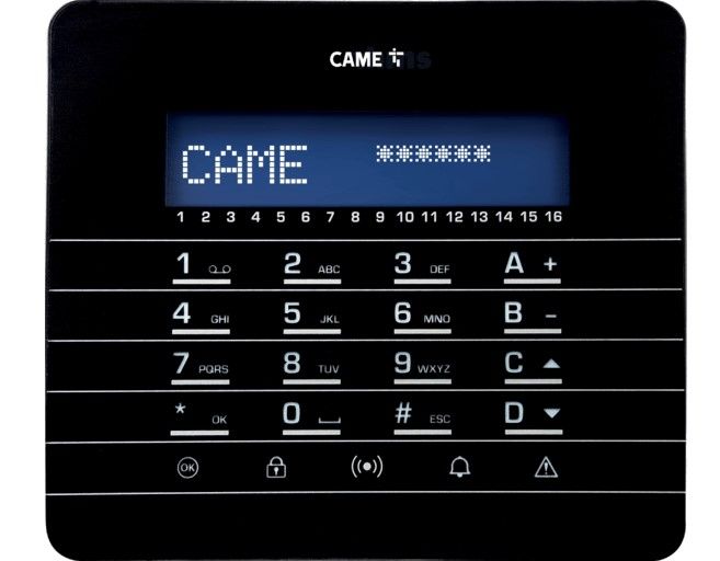 CAME 846CA-0140 PXWKTN02 BLACK KEYBOARD RADIO SIST.PXC2