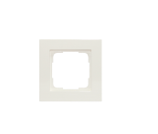 LINGG-JANKE 86551-WM RAHMEN1-OWM cornice di copertura 1 posto, pura seta bianca opaca