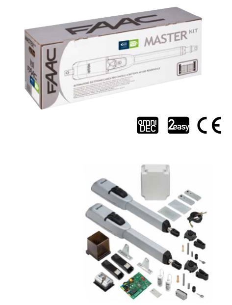 FAAC 104415445 MASTER KIT 230V GREEN