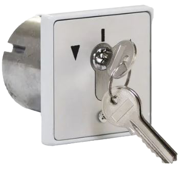 DOMOTIME HL.KSI2MO Built-in aluminum key selector 