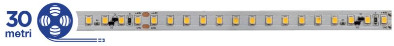 LEDCO SL120LBI20/48 LED STRIP 8W/MT - 30 Meters 48Vcc COLD LIGHT IP20