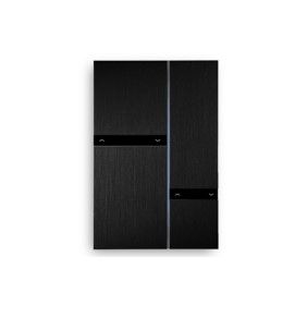 BASALTE 0274-02-03 Fibonacci Quad KNX, black